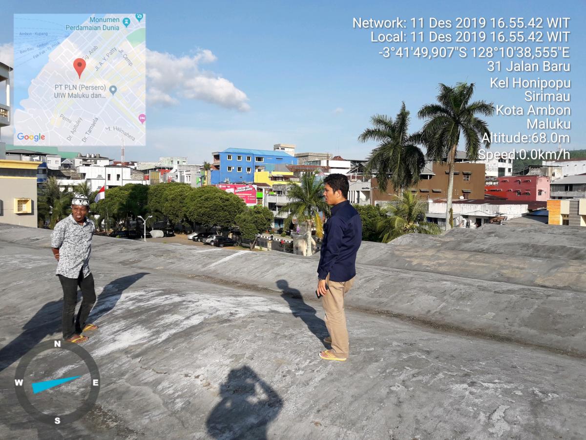 NZMATES and EBKTE consultants verifying potential solar rooftop locations.