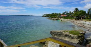View from the back of the island