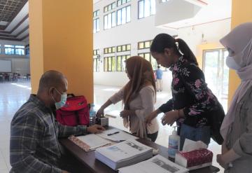 Free masks for training participants 